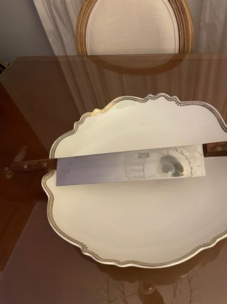 Cuchillo de cocina madera y metal
