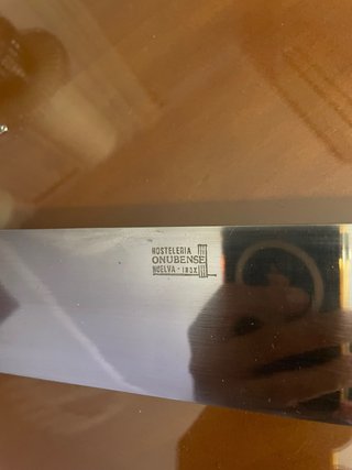 Cuchillo de cocina madera y metal