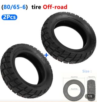 Rueda Off Road Patinete Eléctrico 10x2.5