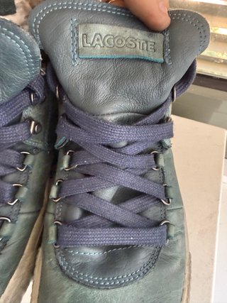 Lacoste 100% Piel T.42 Verde (17)