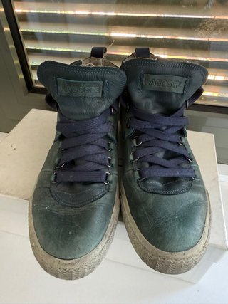 Lacoste 100% Piel T.42 Verde (17)