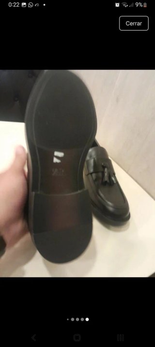 Mocasines de hombre marron con flecos