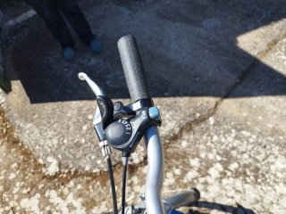 Bicicleta Plegable Azul