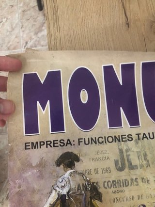 Cartel Monumental Barcelona 2008 Merce