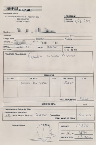 Sintetizador Roland Juno-106