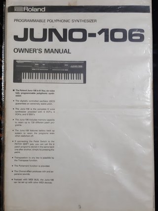 Sintetizador Roland Juno-106