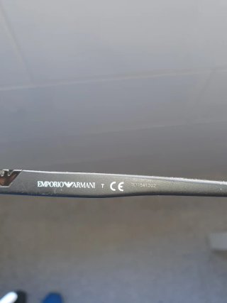 Montura Gafas Vista Emporio Armani Negra.