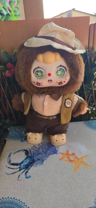 Peluche grande orsetto avventura