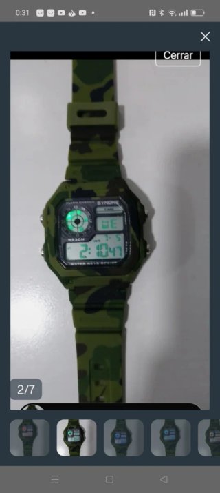 Reloj SYNGKE Digital Camuflaje 7 Luces