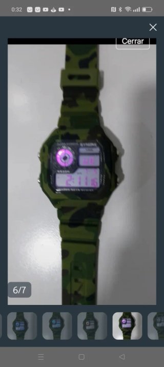 Reloj SYNGKE Digital Camuflaje 7 Luces