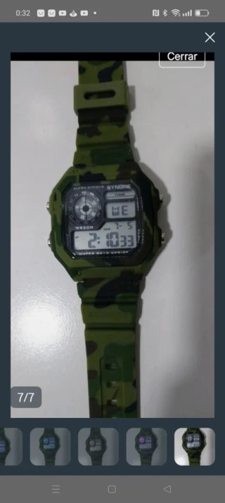 Reloj SYNGKE Digital Camuflaje 7 Luces