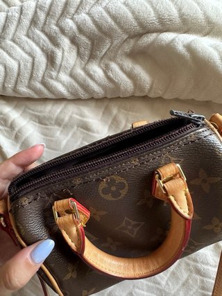 Borsa Louis Vuitton Speedy Mini Marrone