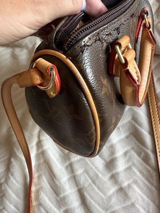 Borsa Louis Vuitton Speedy Mini Marrone