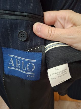 Traje de raya diplomática para caballero
