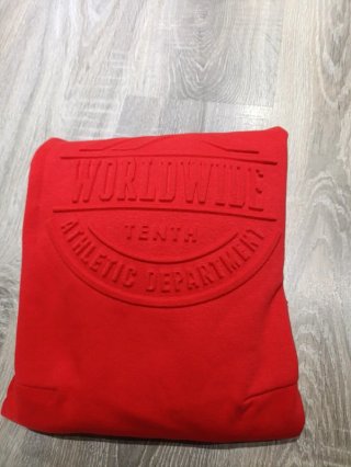 Sudadera Tenth Worldwide Roja Talla 12 años
