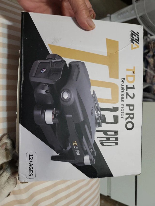 Dron TOLA TD12 PRO Negro
