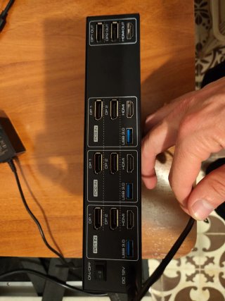 Switch KVM 8K HDMI 2.1 DP 1.4 USB 3.0