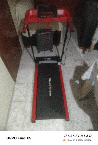 ÁCinta de Correr Deluxe Fitness Roja