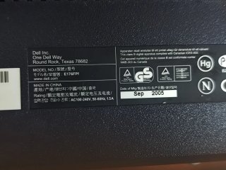 Monitor Dell E176FPf 17 VGA Negro