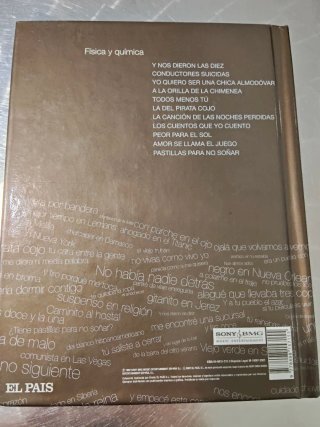 CD Sabina Palabras hechas canciones "Física y Quim