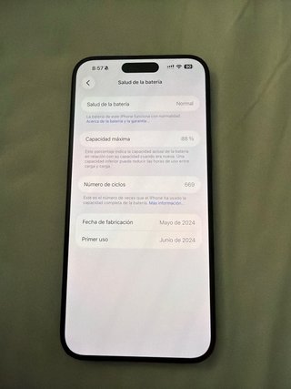 iPhone 15 Pro Max titanio azul