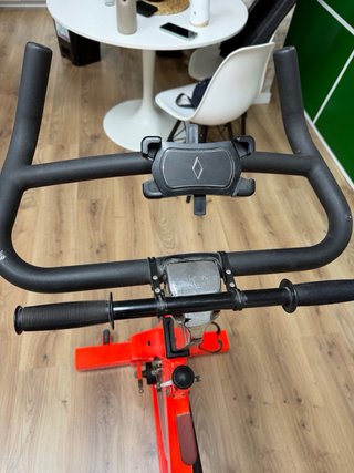 Bicicleta Estática Roja MACDAN