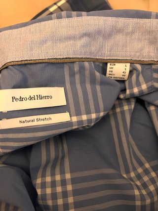 Camisa Pedro del Hierro cuadros azul
