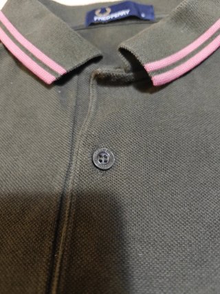 Polo Fred Perry Verde Oscuro - Talla S