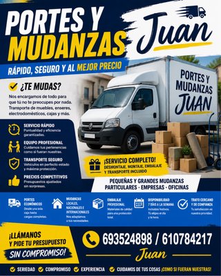 Portes y mudanzas