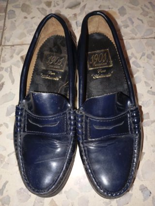 Mocasines 1901 Piel Artesanía Negro