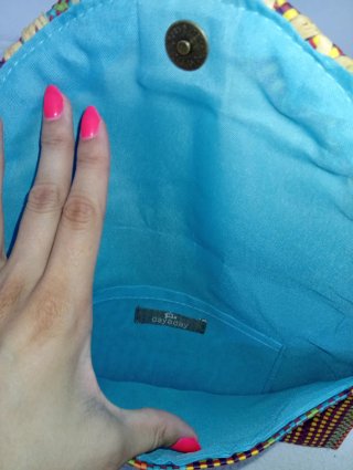 Bolso de mano Casual multicolor