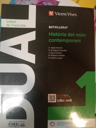 Dual 1. Història del món contemporani. Llibre c...
