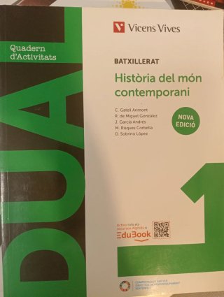 Dual 1. Història del món contemporani. Llibre c...