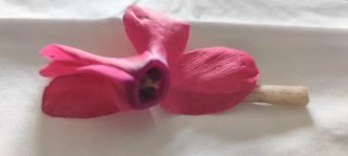 Pendientes lágrimas de flor