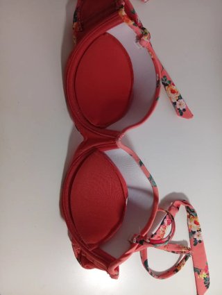 Bikini floral rosa