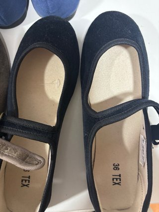 Bailarinas Talla 36 (Negro, Azul, Marrón)