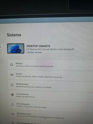 HP EliteOne 840 G9 23,8” | i5-14500 14ª Gen NUEVO