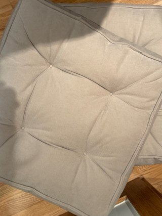 Cojines Chillout o silla Cuadrados Beige/Gris