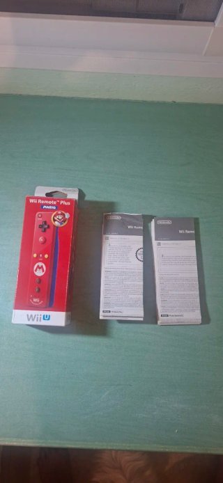Wii Remote Plus Mario Original + Caja + Funda