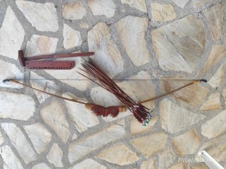 Arco étnico  con flechas ideal para regalo