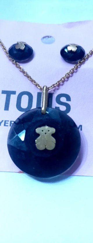 Conjunto Tous collar y pendientes oso
