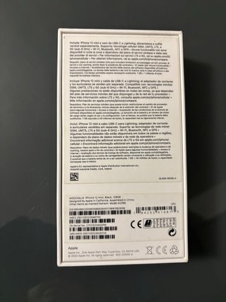 iPhone 12 mini 128GB Nero - Scatola Originale