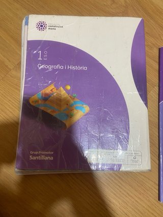 Libros de geografía i historia