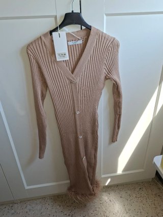 Vestido fiesta ELSA M by may beige