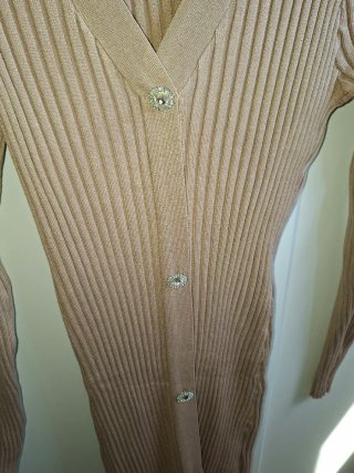Vestido fiesta ELSA M by may beige
