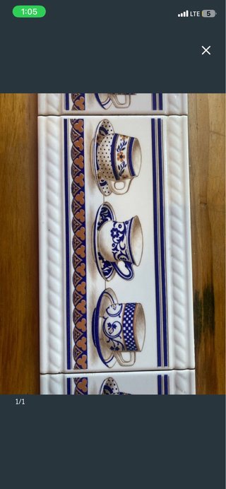 Cenefas de tazas 15x25