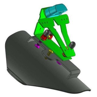 Kit portamatrículas a la rueda para Yama 195B
