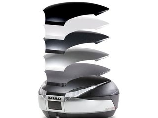 Baul maleta trasera para moto SH48 TITAN 6AB6