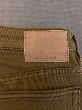 Pantalón Mango Man Verde Oliva talla 44