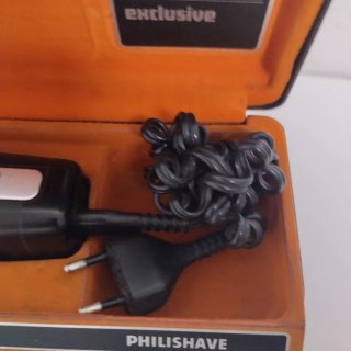 Afeitadora Philips Vintage Negra y Plateada